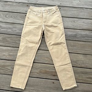 Old navy colored jeans O.G. Straight high rise size 2